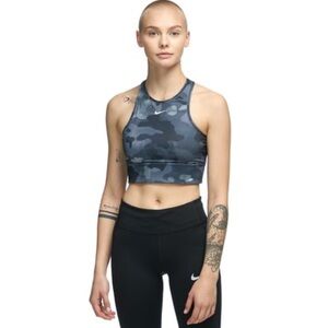Nike Black Camouflage Sports Bra